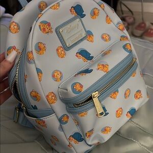 Disney Loungefly Blue and Yellow Backpack